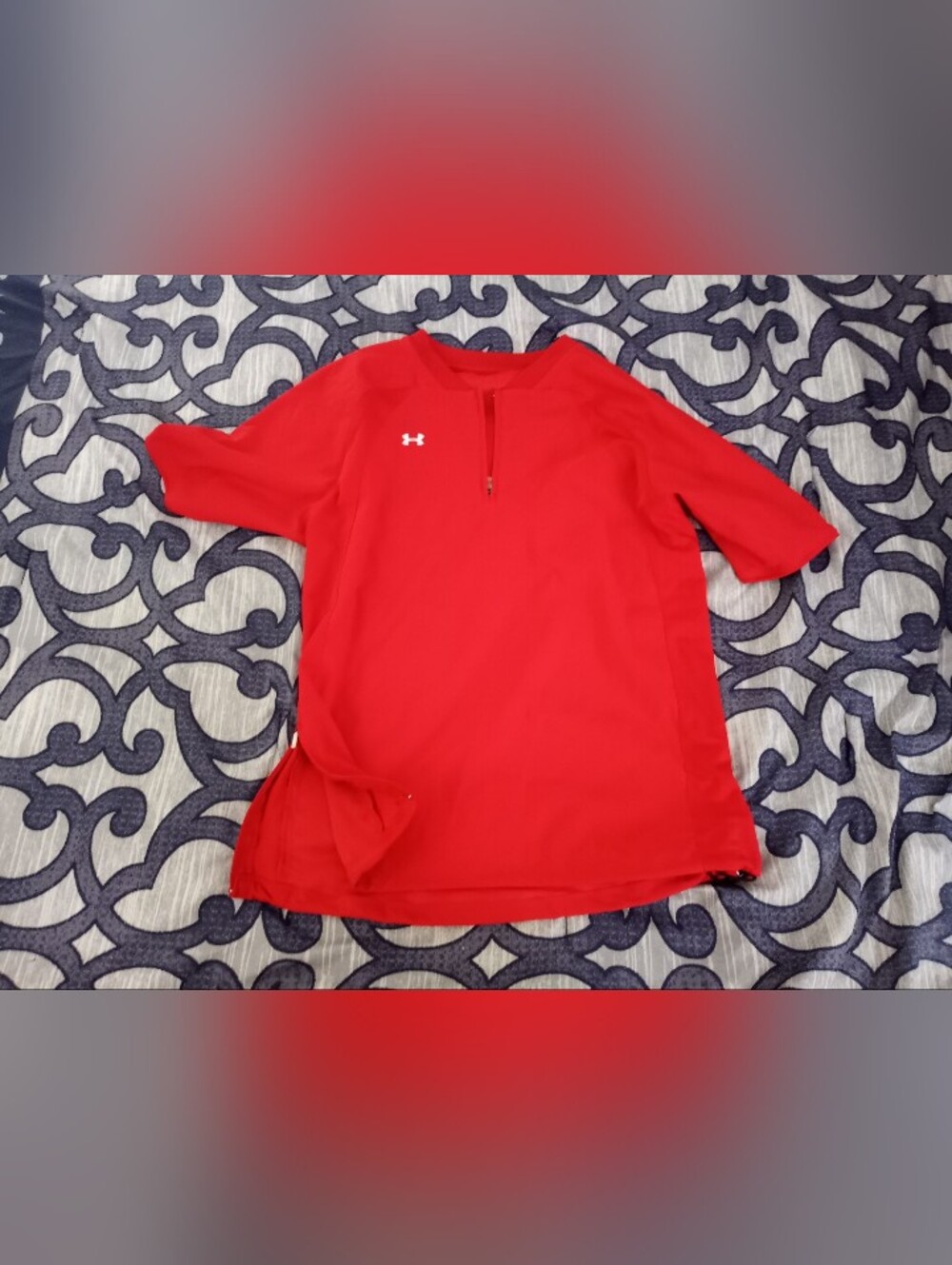 🎟UNDER ARMOUR Mens 1/4 Zip Pullover (With Side Zipper And Cinched Hem)🎟